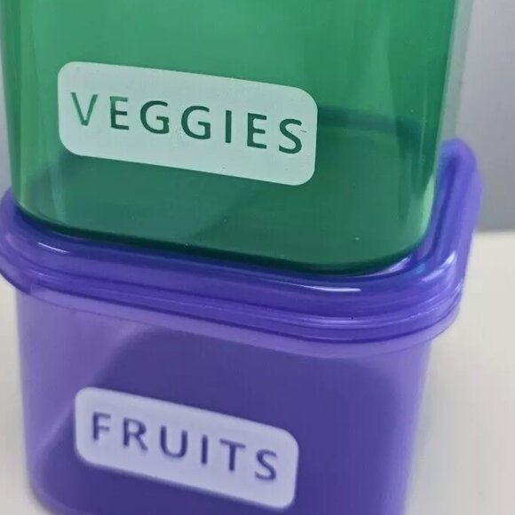 Portion Control Meal Prep Containers 7-Piece Food Storage Set New - Picture 5 of 6